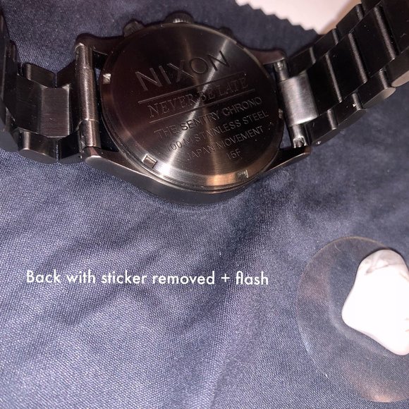 Nixon Sentry Chronograph Gunmetal Watch - Picture 4 of 10